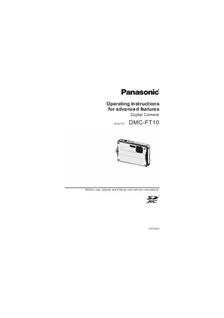 Panasonic Lumix FT10 manual. Camera Instructions.